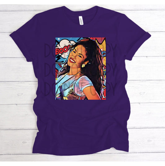Selena Pop Art DTF - Texas Transfers and Designs