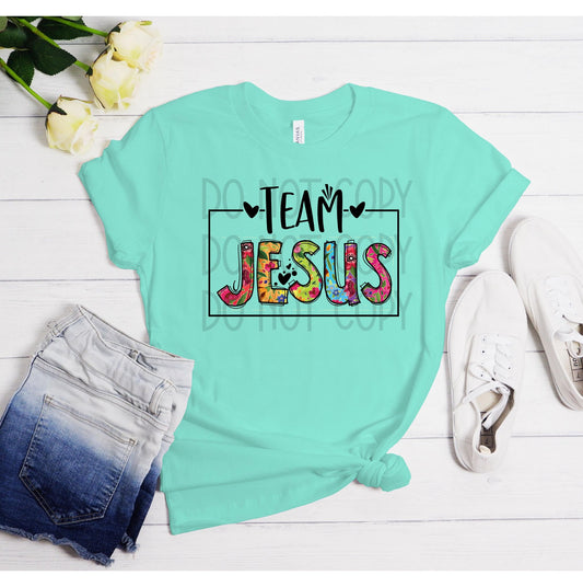 Team Jesus DTF - Texas Transfers and Designs