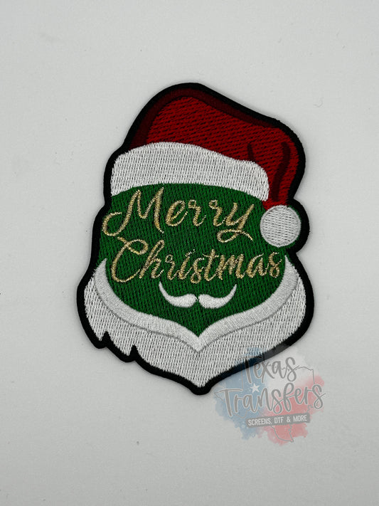 Merry Christmas Grinch Iron on Patch *DISCONTINUED* - Texas Transfers and Designs