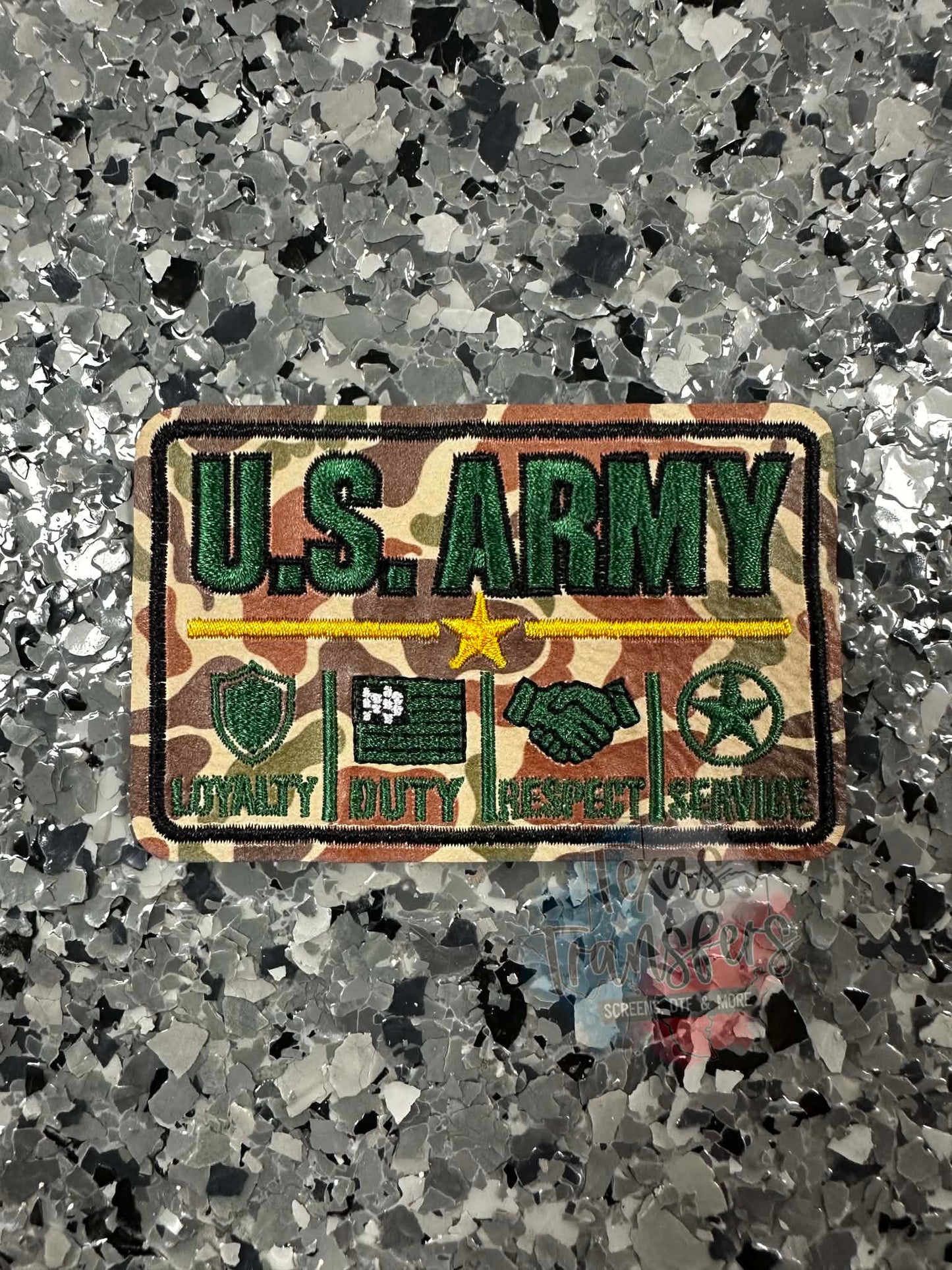 Army Iron-On Patch (Multiple Options)