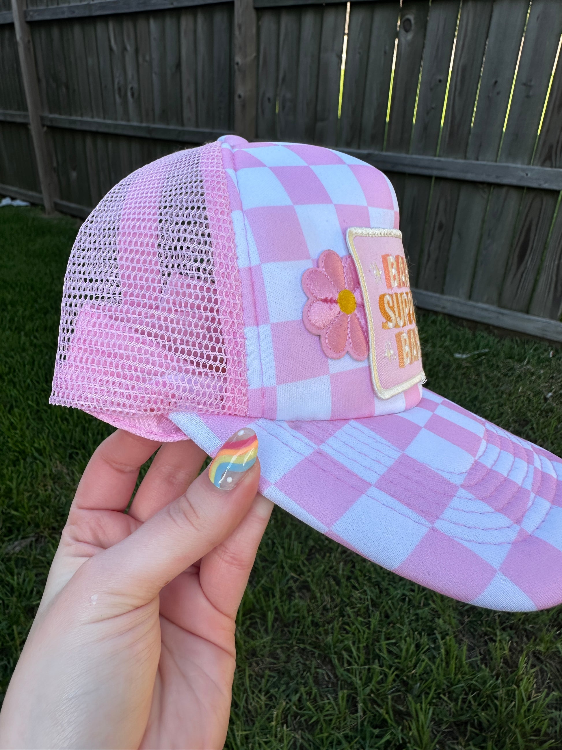 Babes Support Babes *Completed Hat* - Texas Transfers and Designs