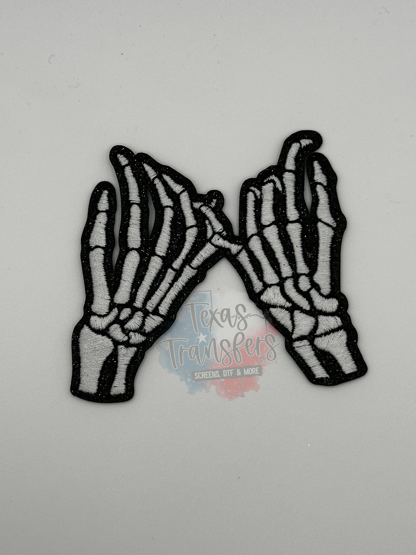 Skeleton Pinky Promise Iron-On PATCH - Texas Transfers and Designs