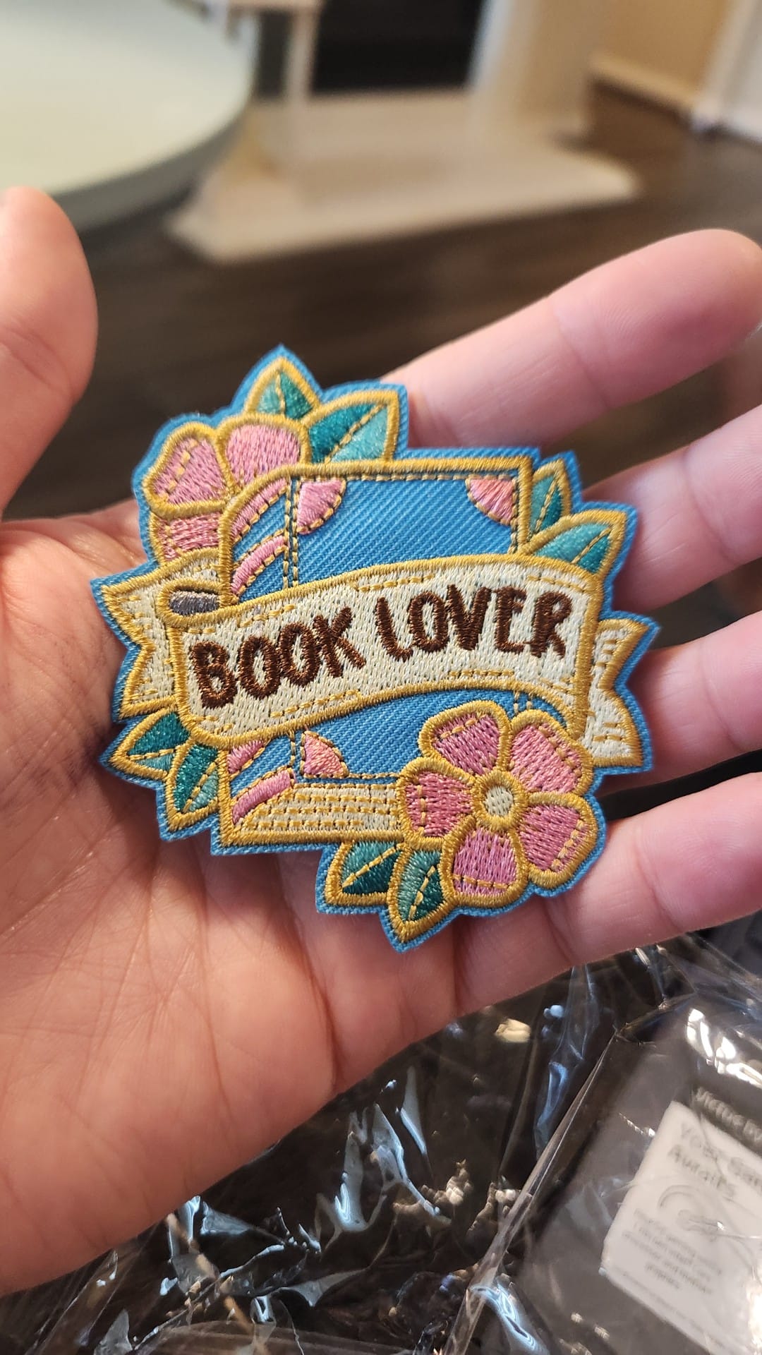 Book Lover Iron-On PATCH - Texas Transfers and Designs