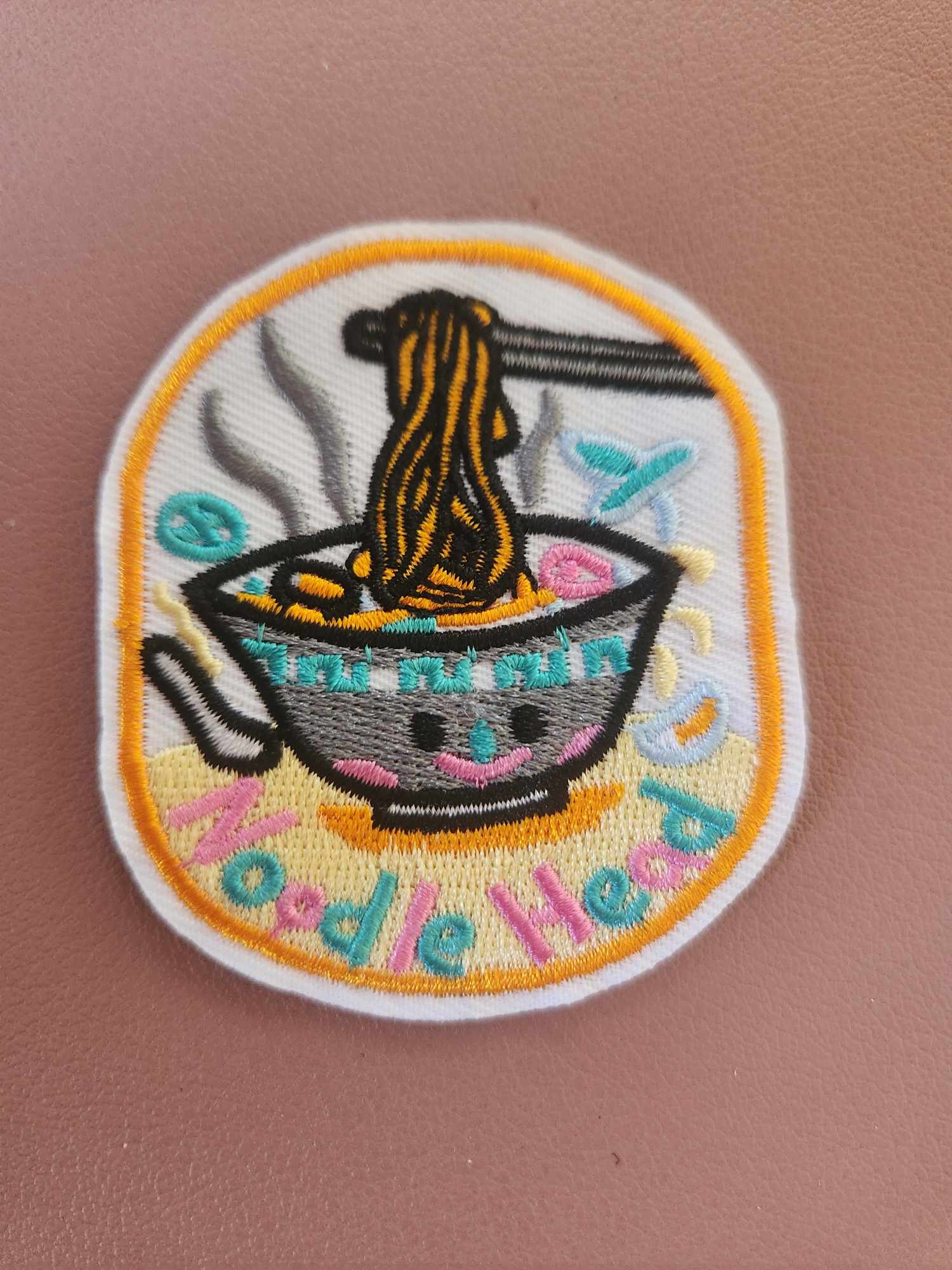 Noodle Head Iron-On Patch *DISCONTINUED* - Texas Transfers and Designs