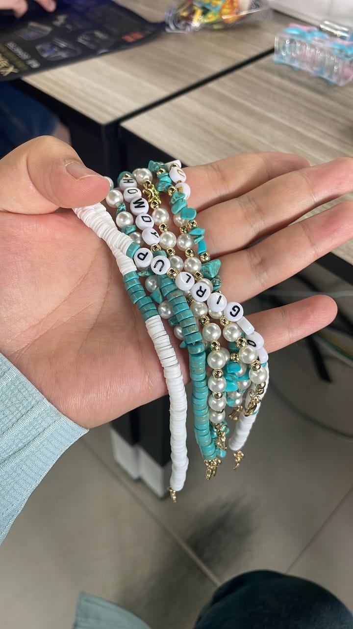 Turquoise/Country Hat Chains (Multiple Options) - Texas Transfers and Designs