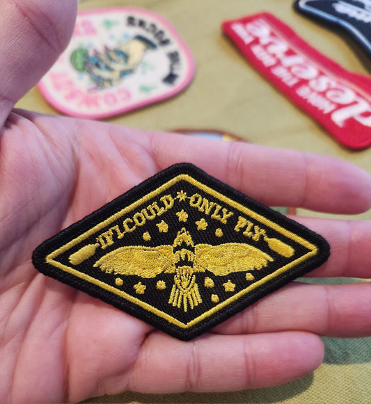 If I Could Only Fly Iron-On PATCH *DISCONTINUED* - Texas Transfers and Designs