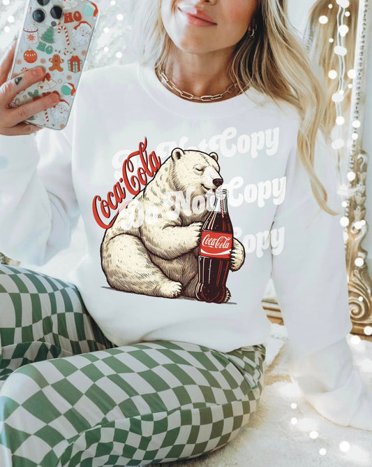 Polar Bear Coke DTF - Texas Transfers and Designs