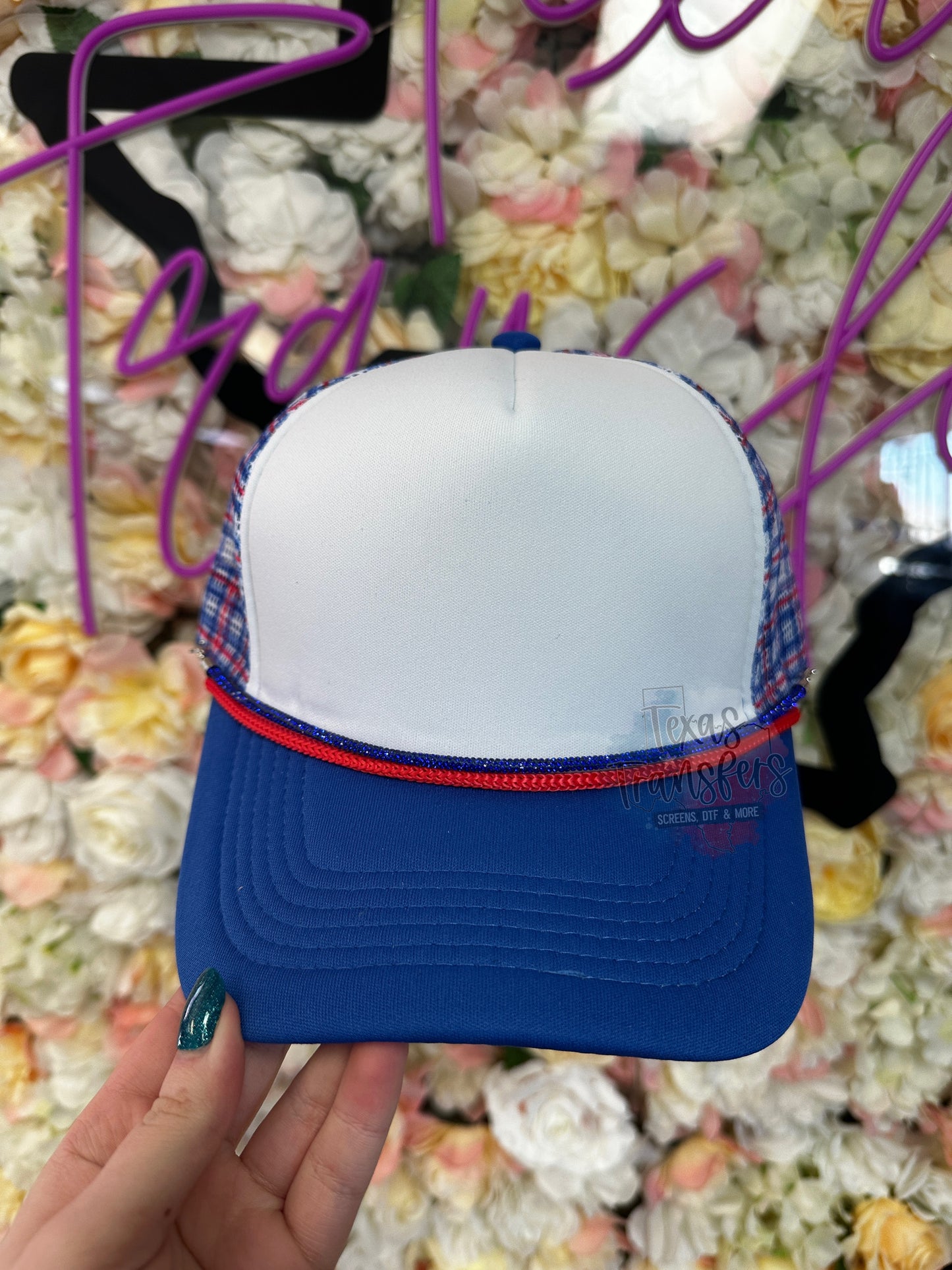 Sparkly Stone Hat Chains (Multiple Options) - Texas Transfers and Designs