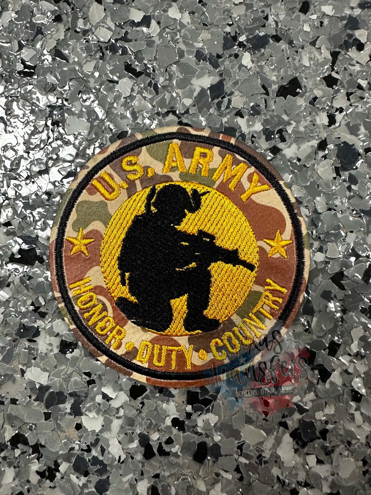 Army Iron-On Patch (Multiple Options)