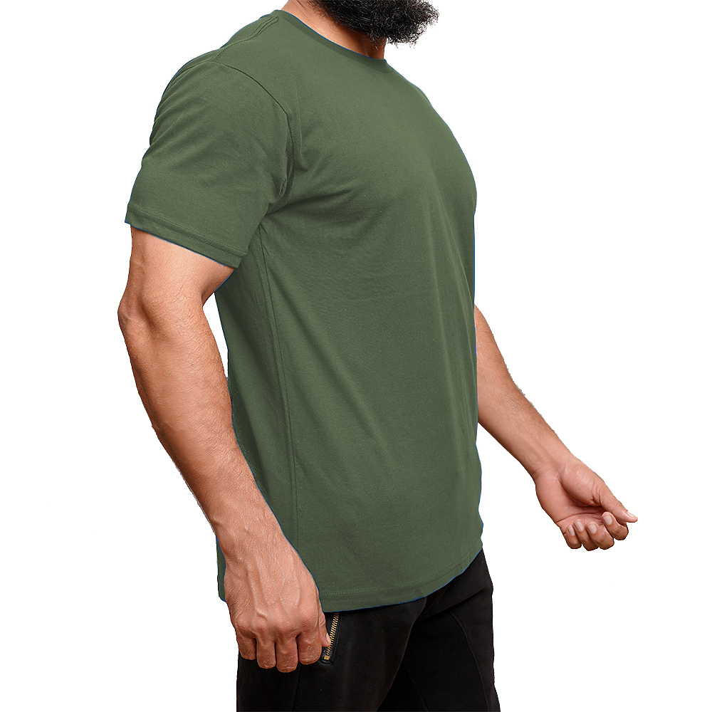 Military Green Blank T-Shirt - Texas Transfers and Designs