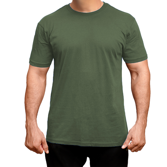 Military Green Blank T-Shirt - Texas Transfers and Designs