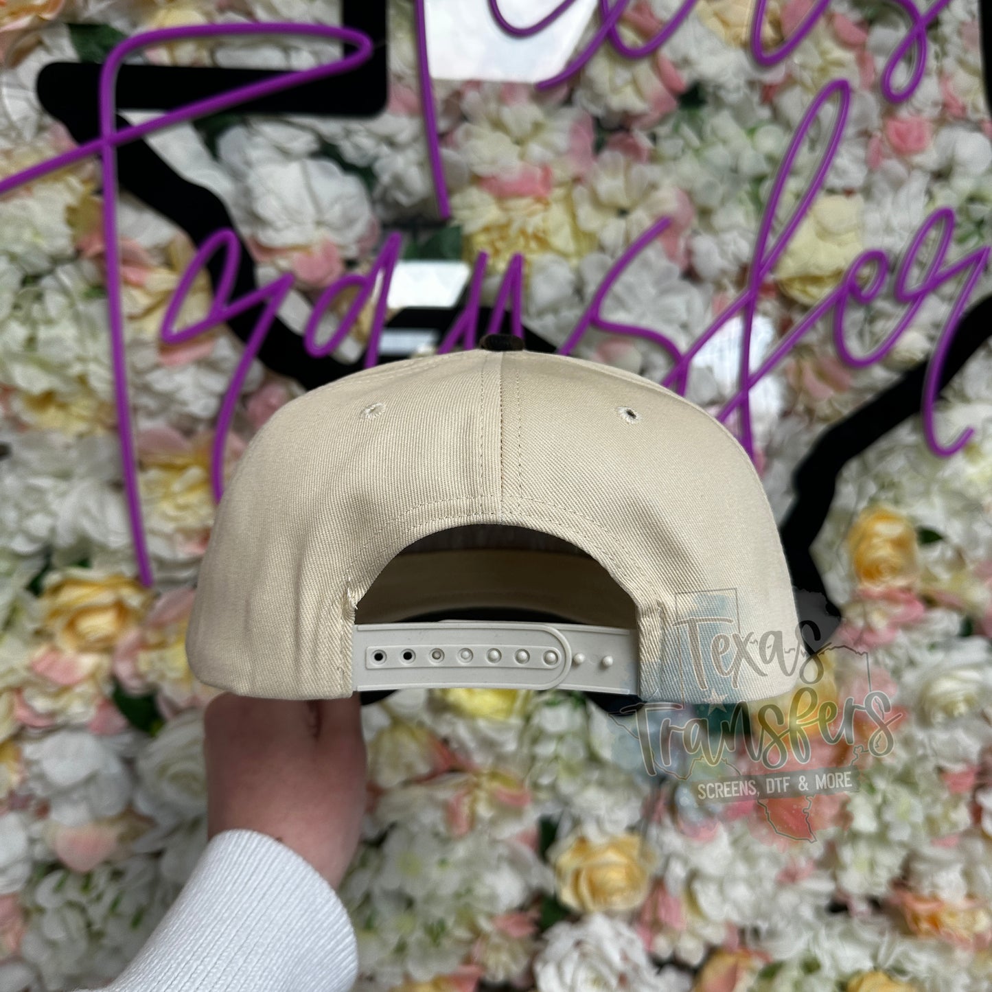 Chocolate Leopard Brim Canvas Blank Hat - Texas Transfers and Designs