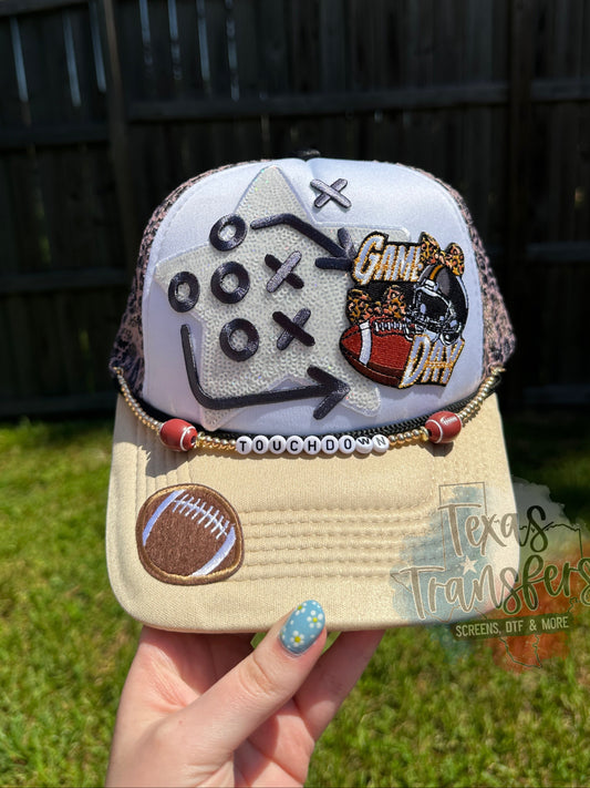Football Run Play Book Iron-On PATCH - Texas Transfers and Designs