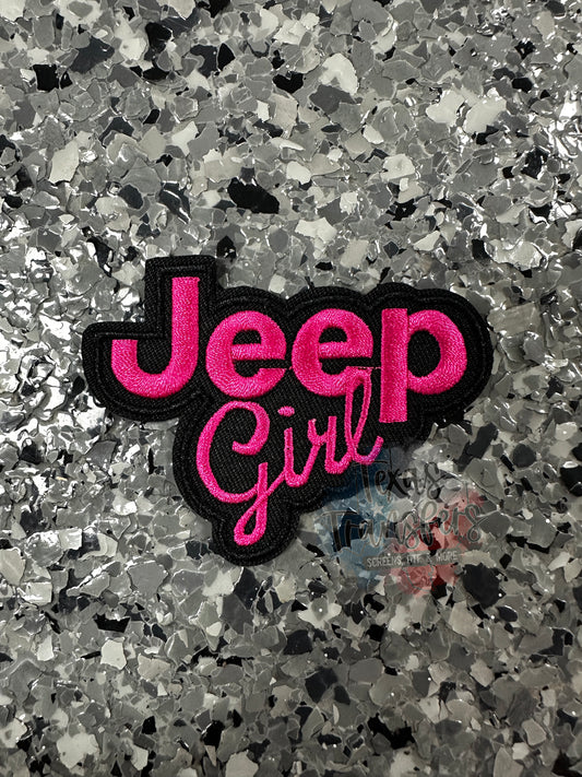 "Jeep Girl" Iron-On Patch
