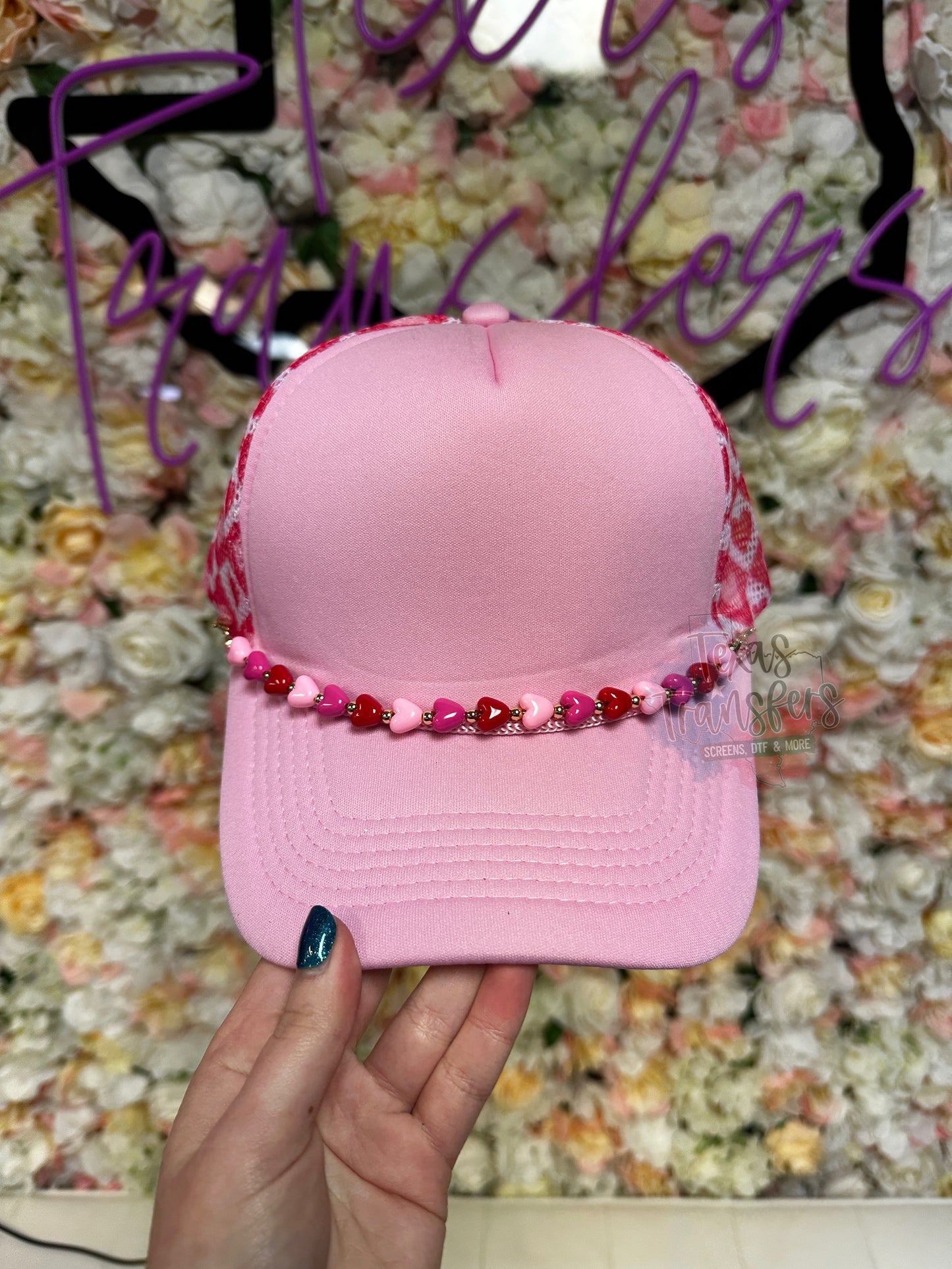 Valentines Hat Chains (Multiple Options) - Texas Transfers and Designs