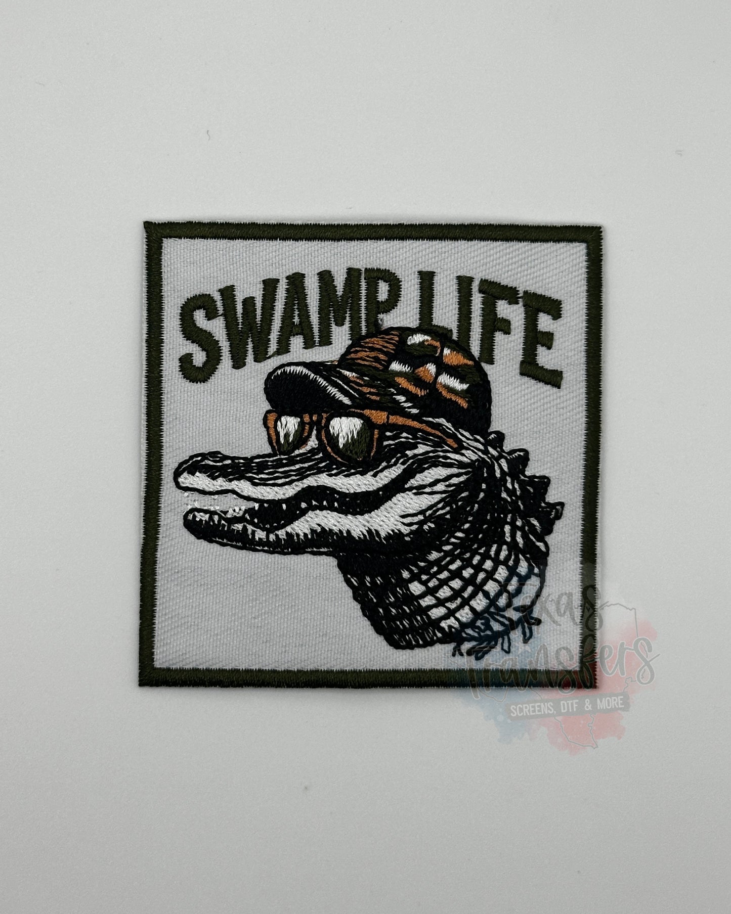 Swamp Life Iron-On PATCH - Texas Transfers and Designs