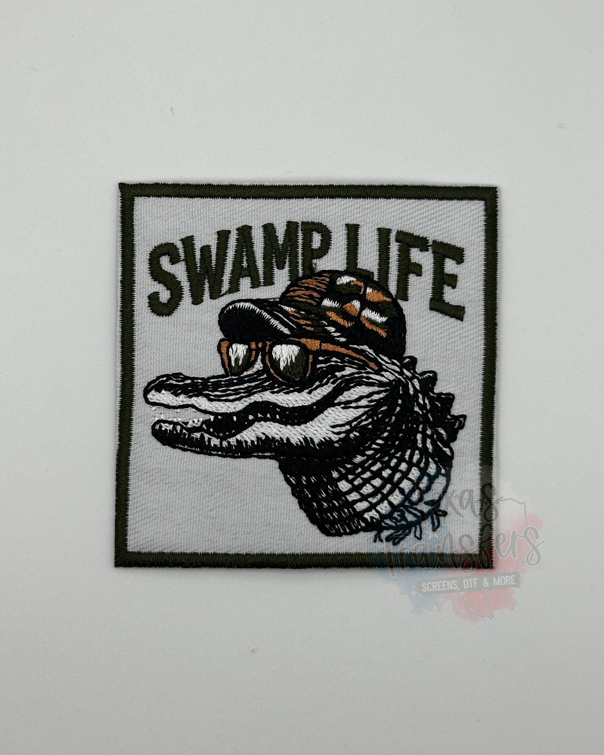 Swamp Life Iron-On PATCH - Texas Transfers and Designs