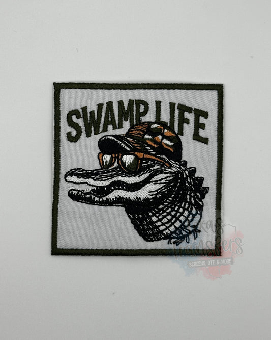 Swamp Life Iron-On PATCH - Texas Transfers and Designs