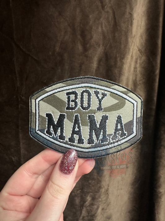 Boy Mama Camo Iron-On PATCH