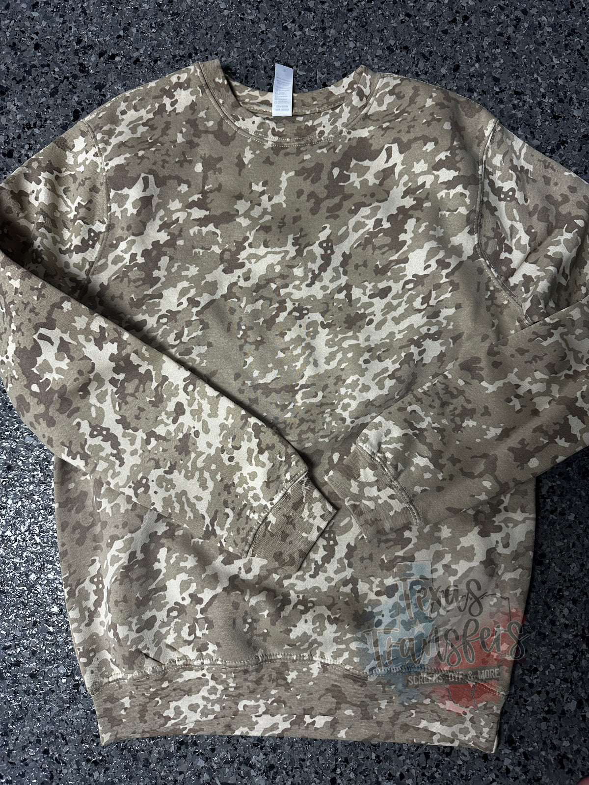 Camo Crewneck Sweatshirt