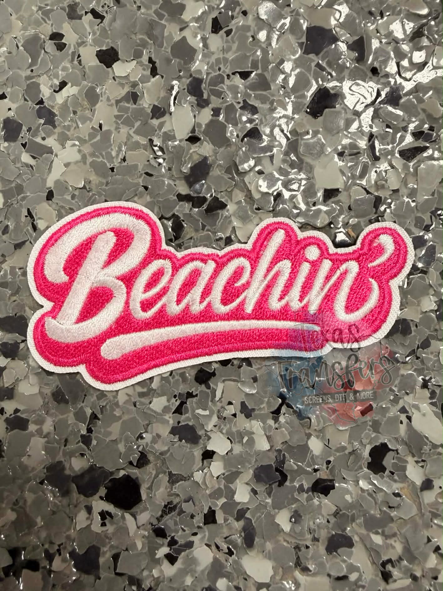 Beachin’ Iron-On Patch - Texas Transfers and Designs