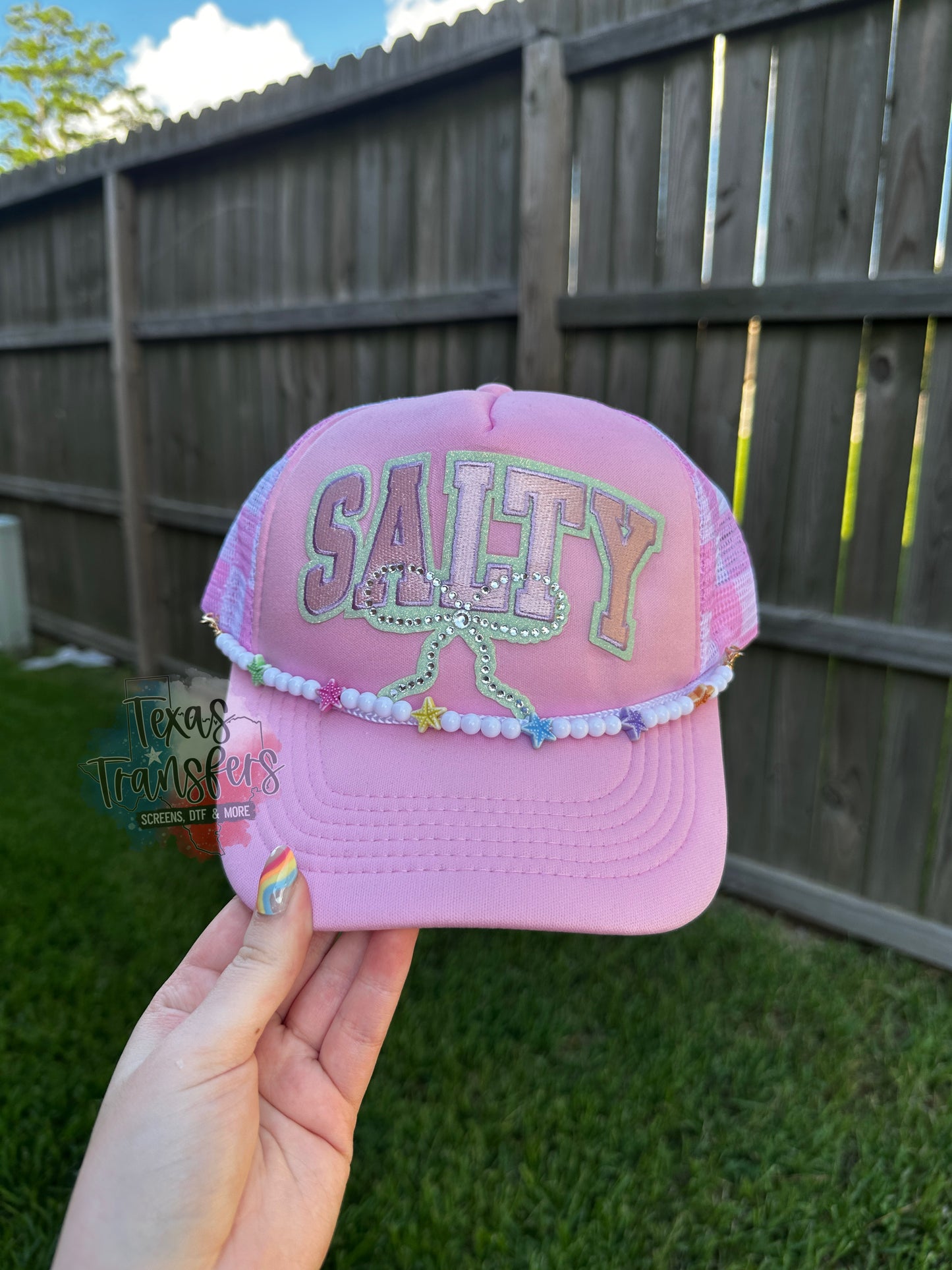 Salty *Completed Hat* - Texas Transfers and Designs
