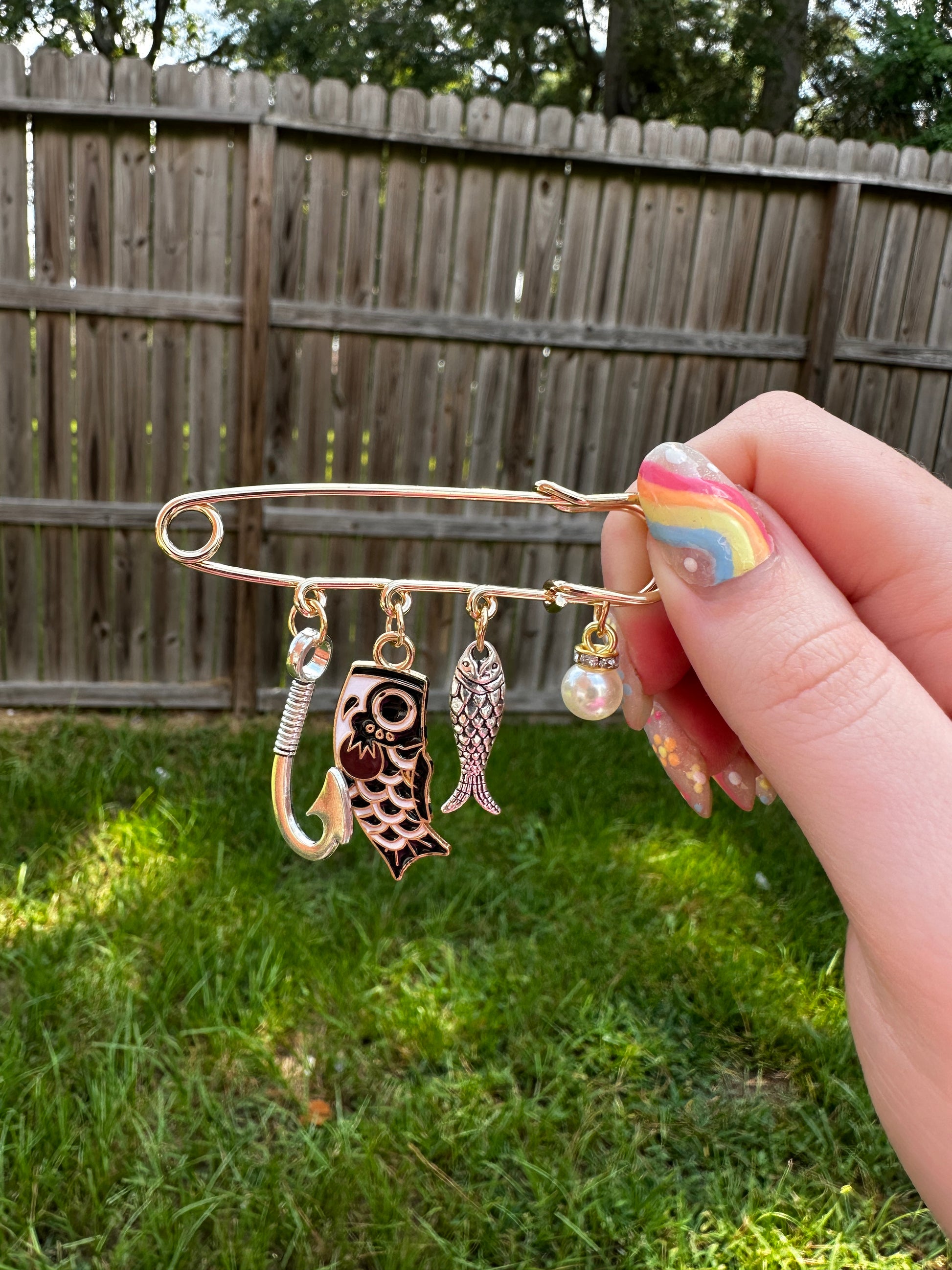 Hat Pins with Charms - Texas Transfers and Designs
