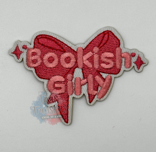 Bookish Girly Iron-On PATCH - Texas Transfers and Designs