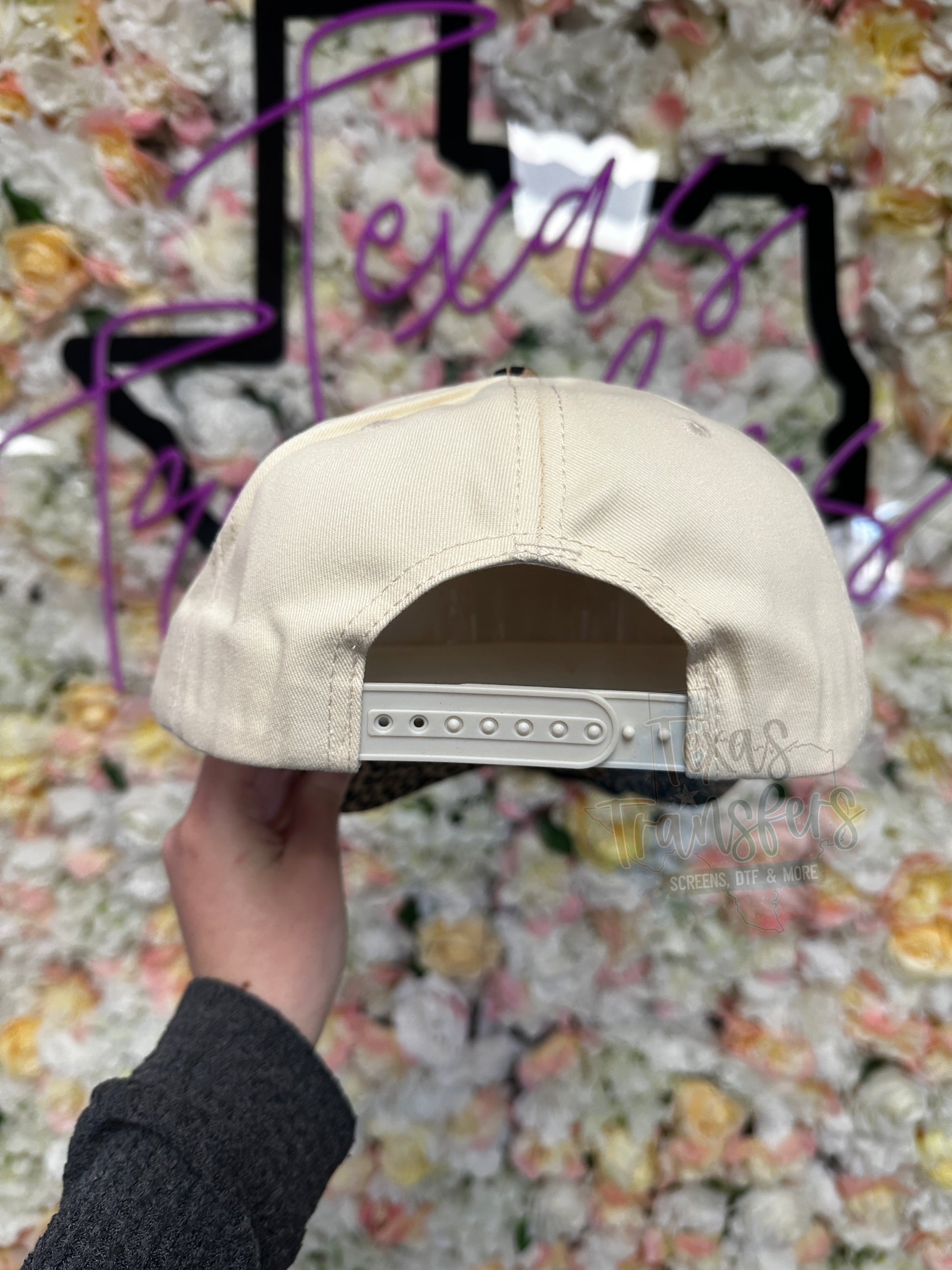 Leopard Brim Canvas Blank Hat - Texas Transfers and Designs