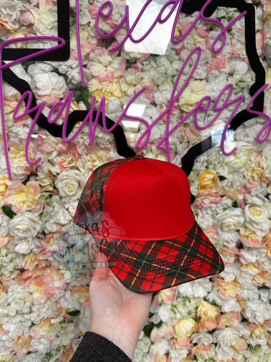 Tartan Plaid Trucker Hat
