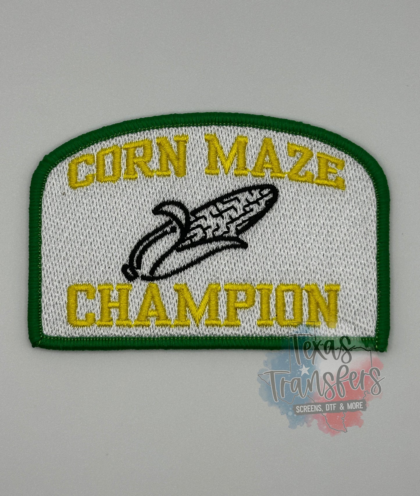 Corn Maze Champion Iron-On PATCH - Texas Transfers and Designs
