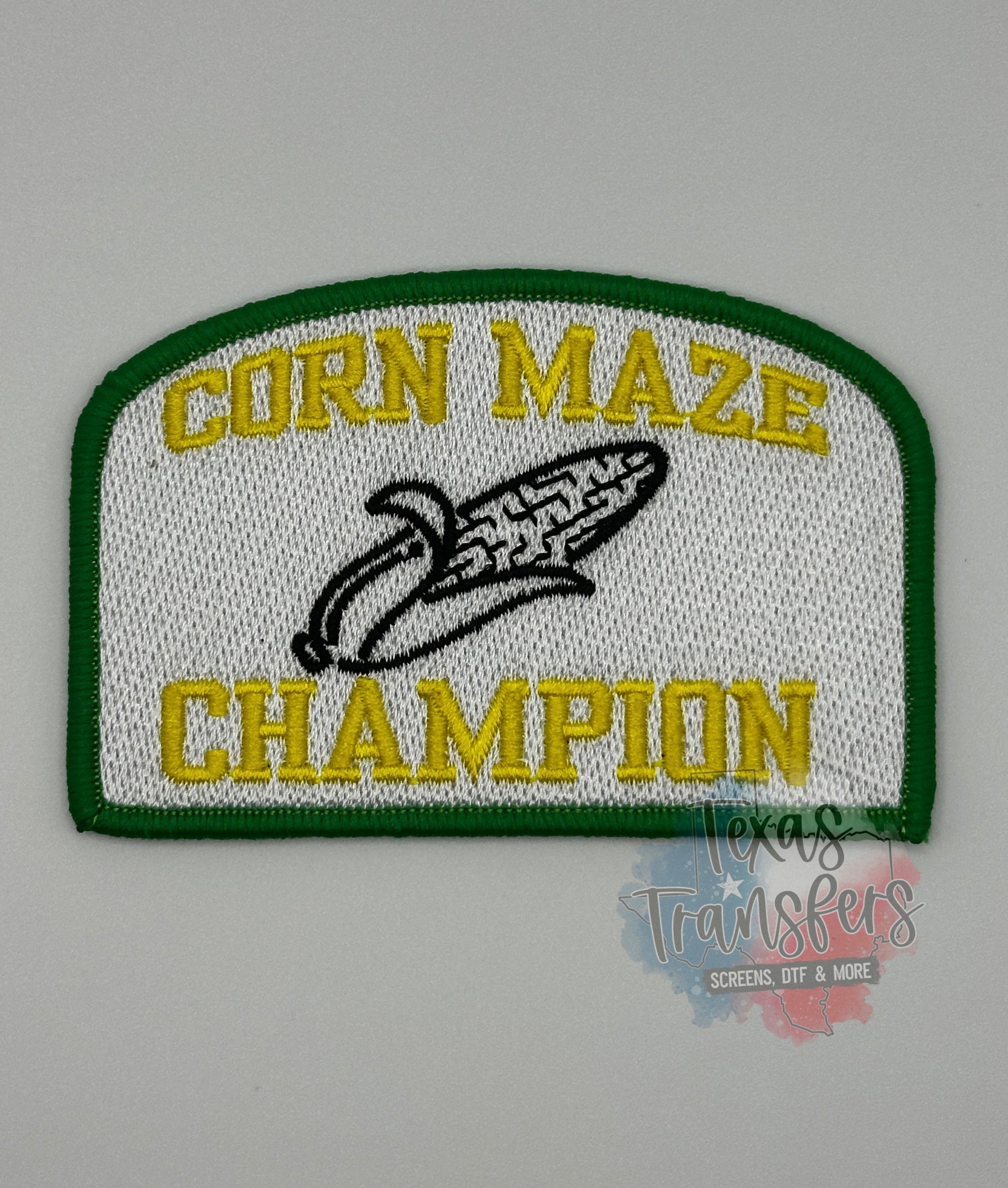 Corn Maze Champion Iron-On PATCH - Texas Transfers and Designs