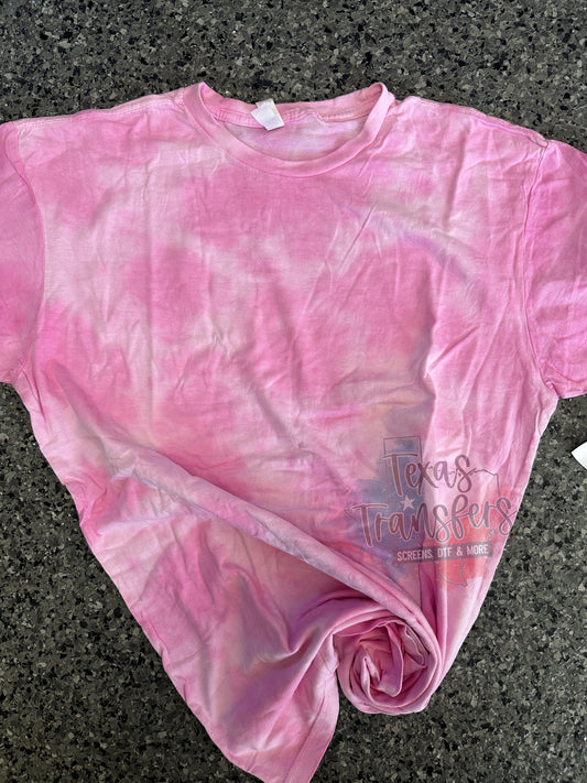 Pink Tie Dye Blank Comfort T-Shirt