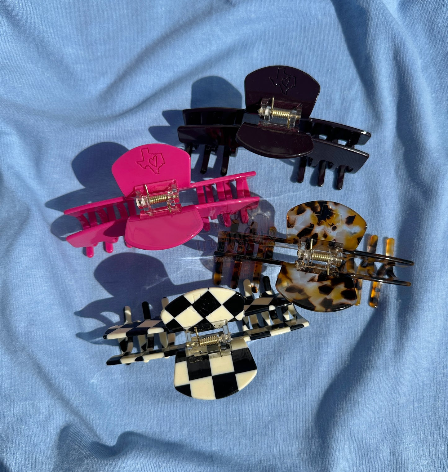Hat Claw Clips (Texas Style) - Texas Transfers and Designs