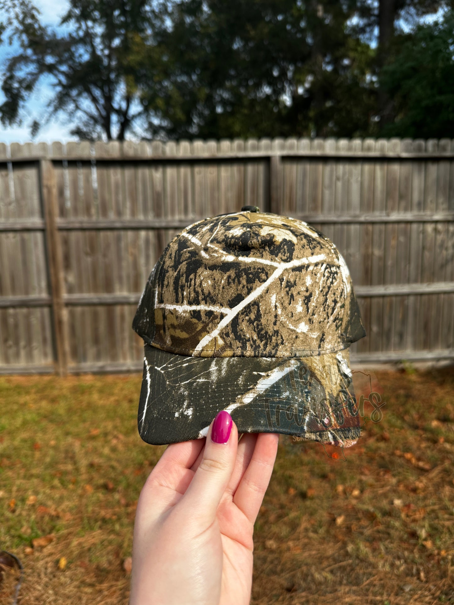 Full Leaf Camo Canvas Blank Hat