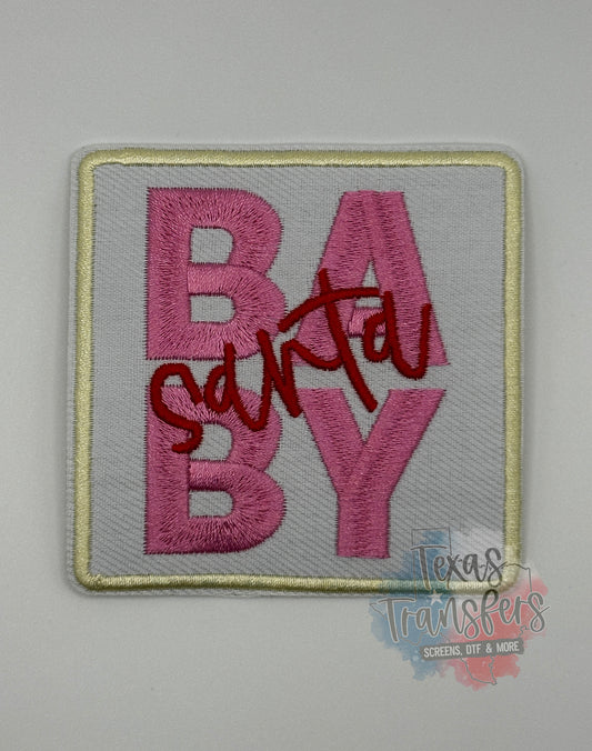 Santa Baby Iron-On PATCH - Texas Transfers and Designs