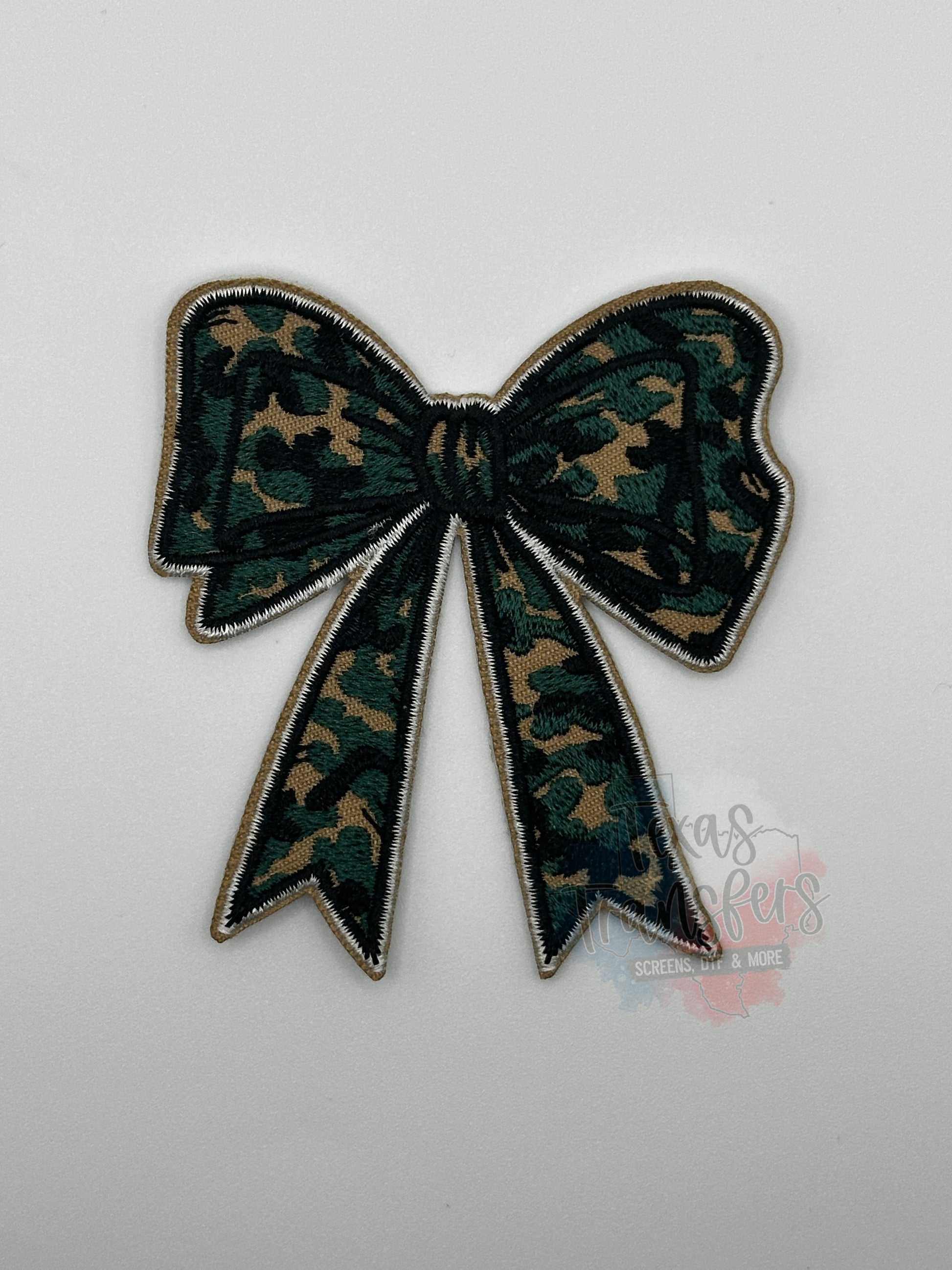 Hunting/Camo Bows Iron-On PATCH - Texas Transfers and Designs