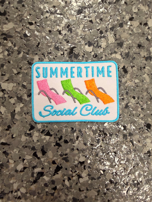 Summertime Social Club Iron-On Patch
