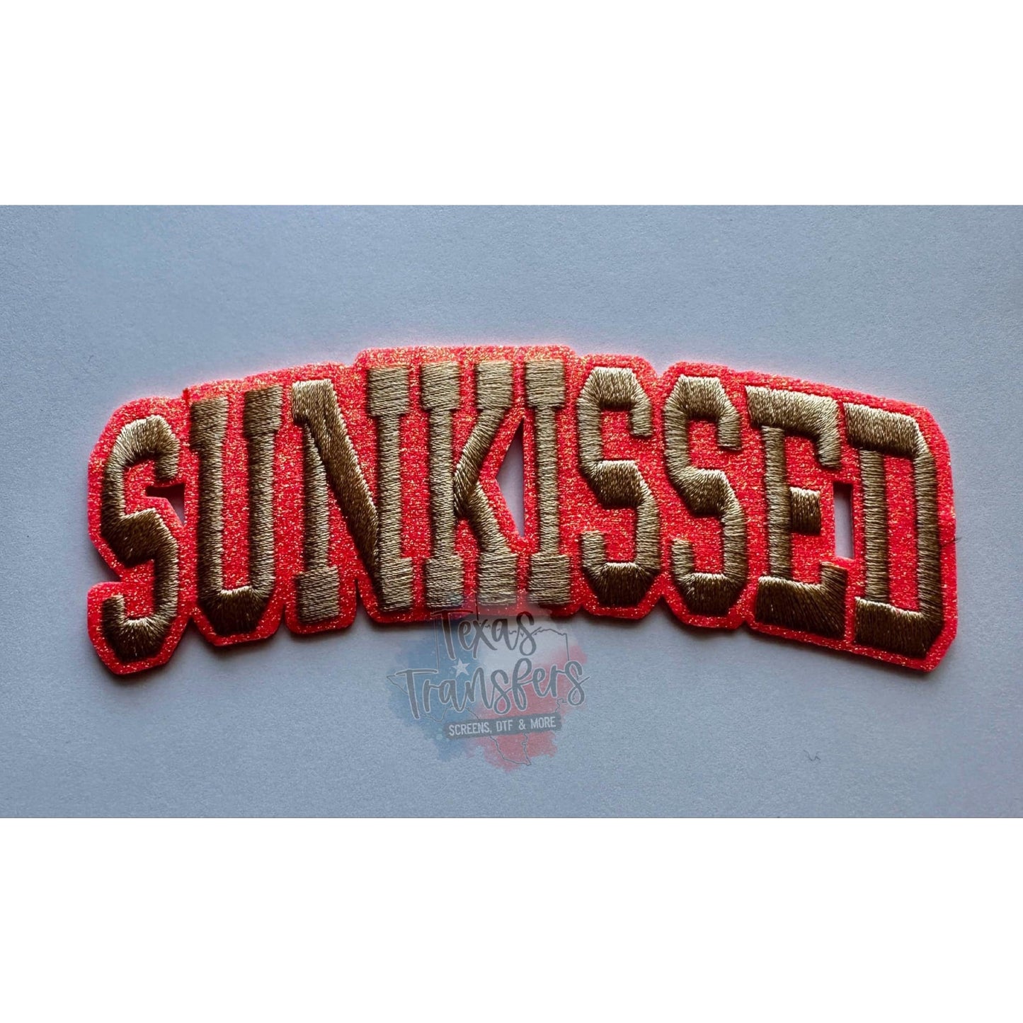 Sunkissed Neon 5" Iron-On PATCH - Texas Transfers and Designs