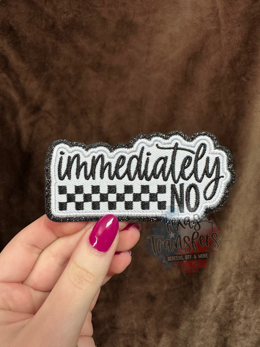Immediately No Iron-On Patch