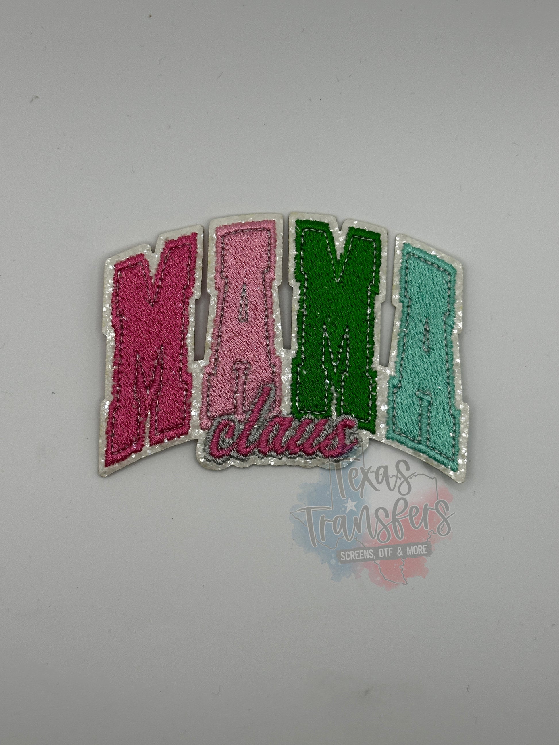 Mama Claus Iron on Patch *DISCONTINUED* - Texas Transfers and Designs