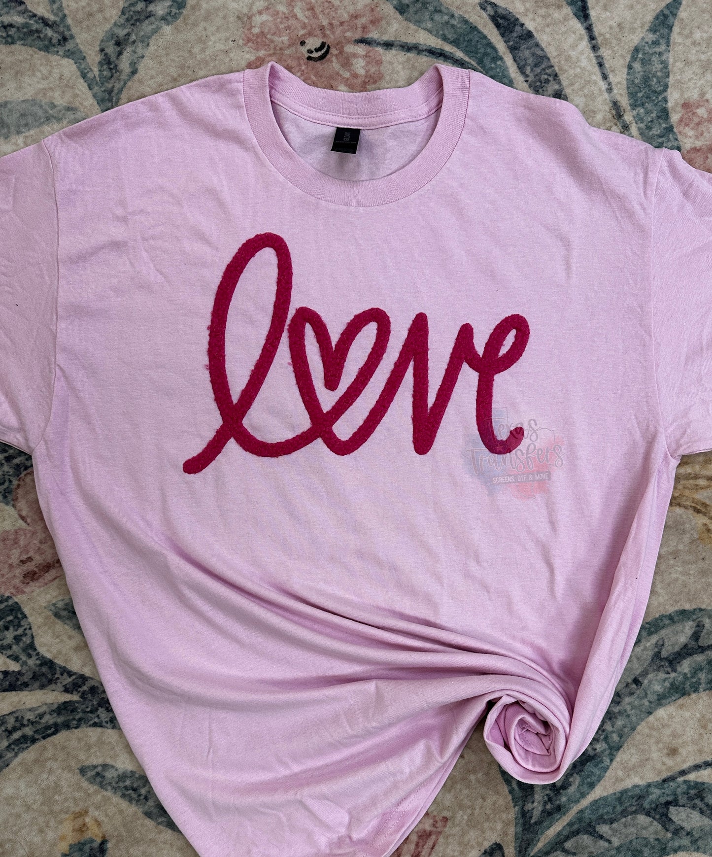 Love Fluffy Fuzzy XL Iron-On Patch