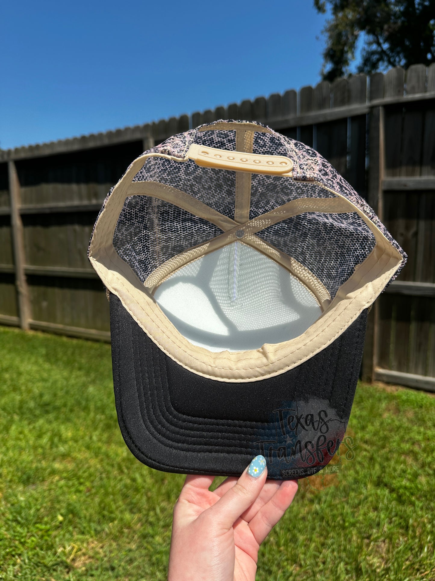White Leopard Trucker Hat