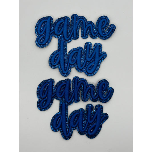 Game Day (Royal) Iron-On PATCH