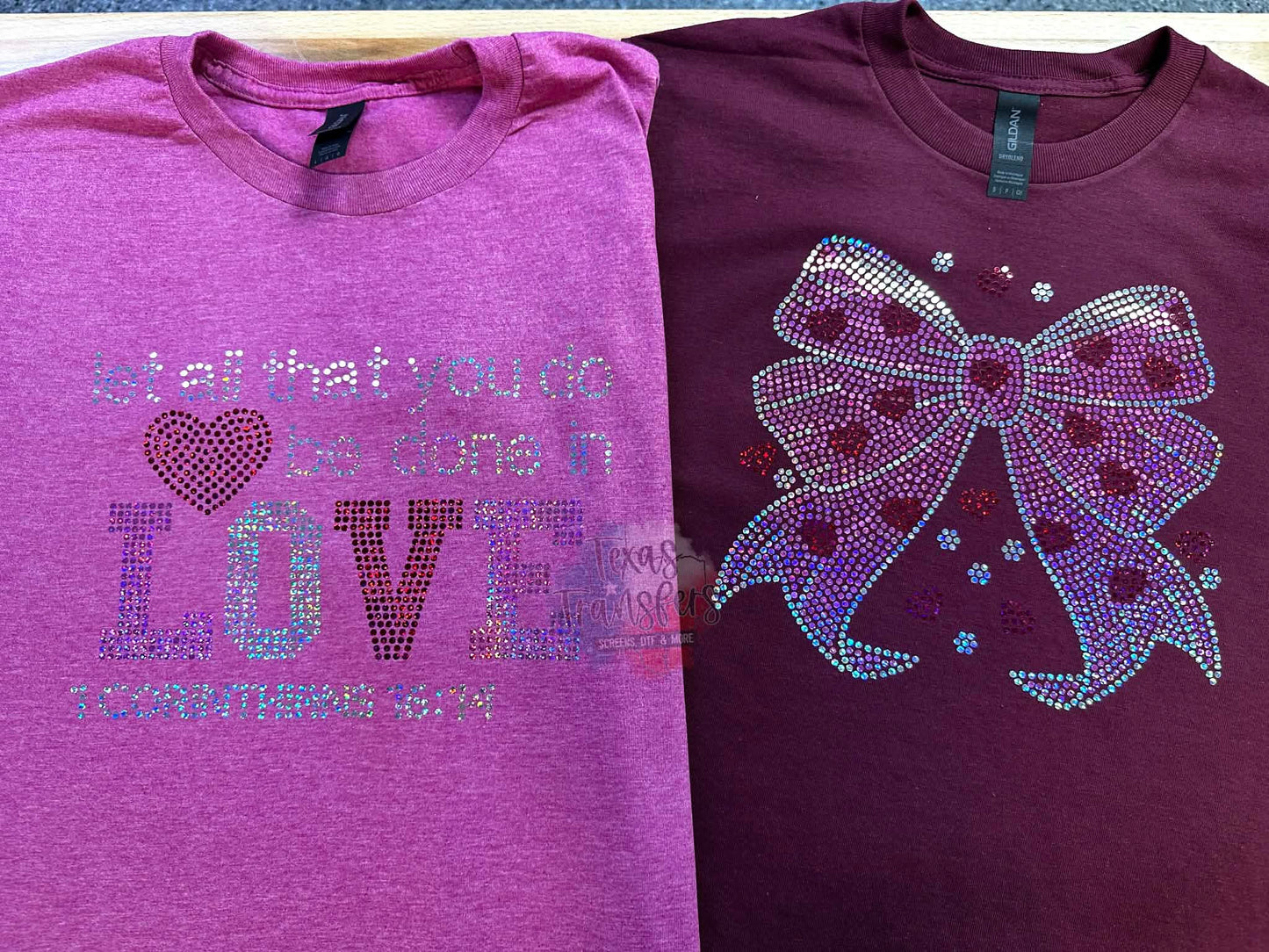 Let All That You Do/Love Spangle Transfer