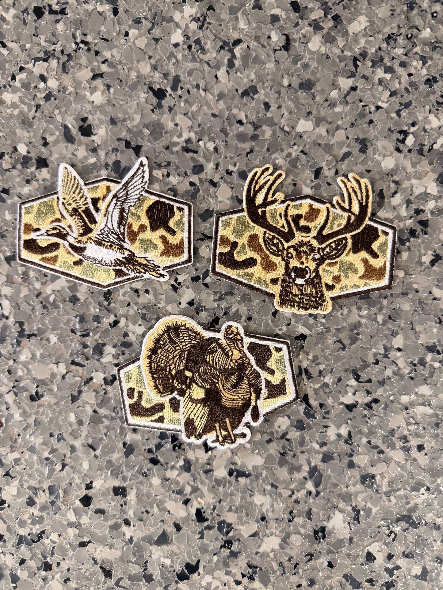 Hunting Season Camo Iron-On Patch (Multiple Options)