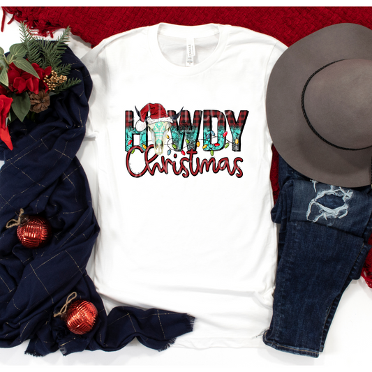 Howdy Christmas DTF - Texas Transfers and Designs