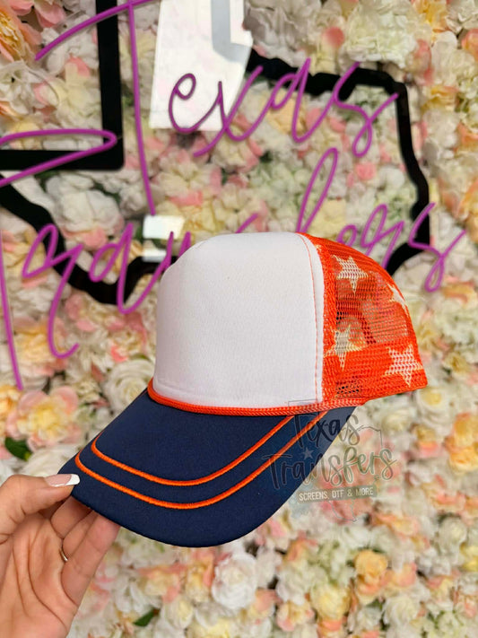 RESTOCK Arriving 4/30 *NEW* Updated Astros Star Trucker Hat - Texas Transfers and Designs