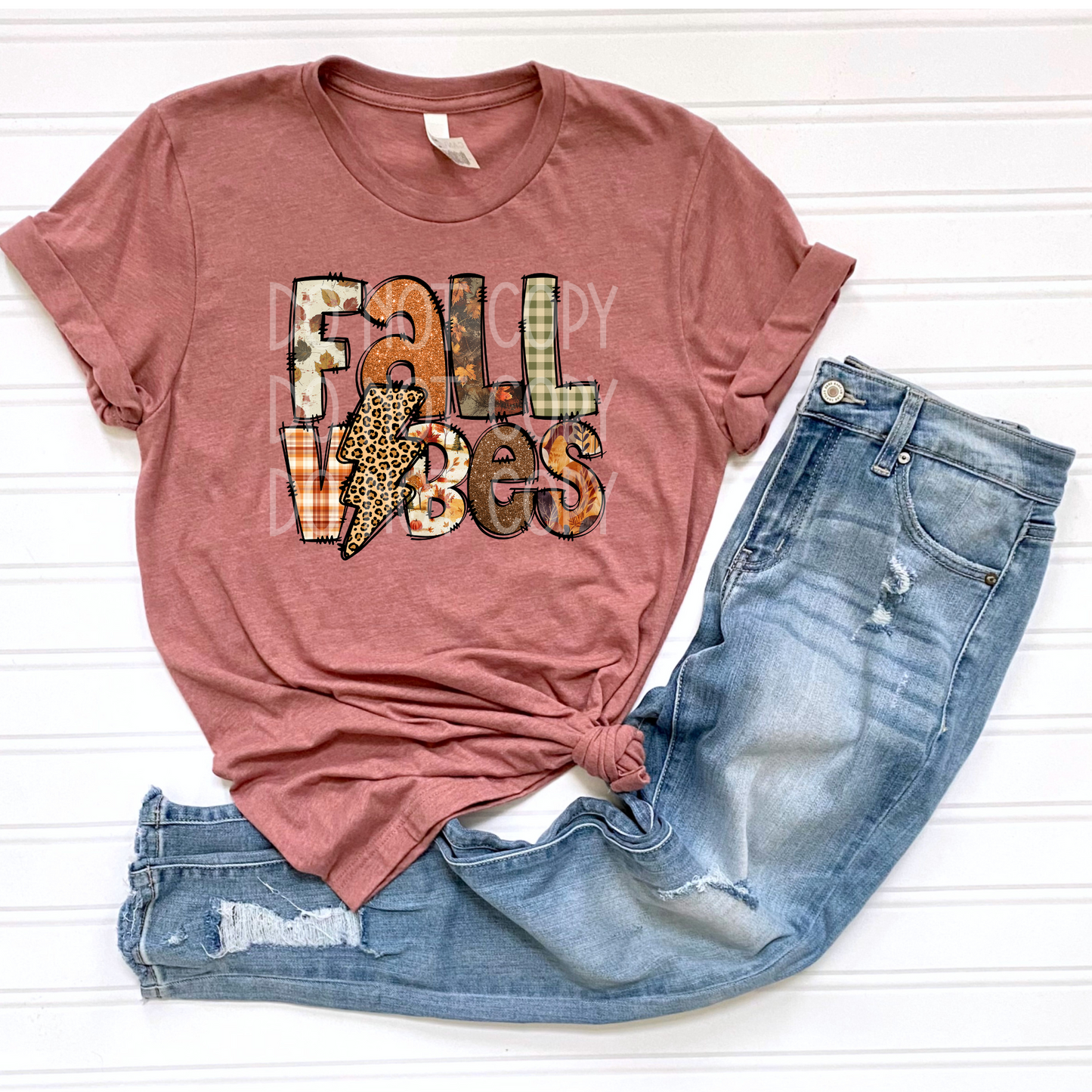 Fall Vibes DTF - Texas Transfers and Designs