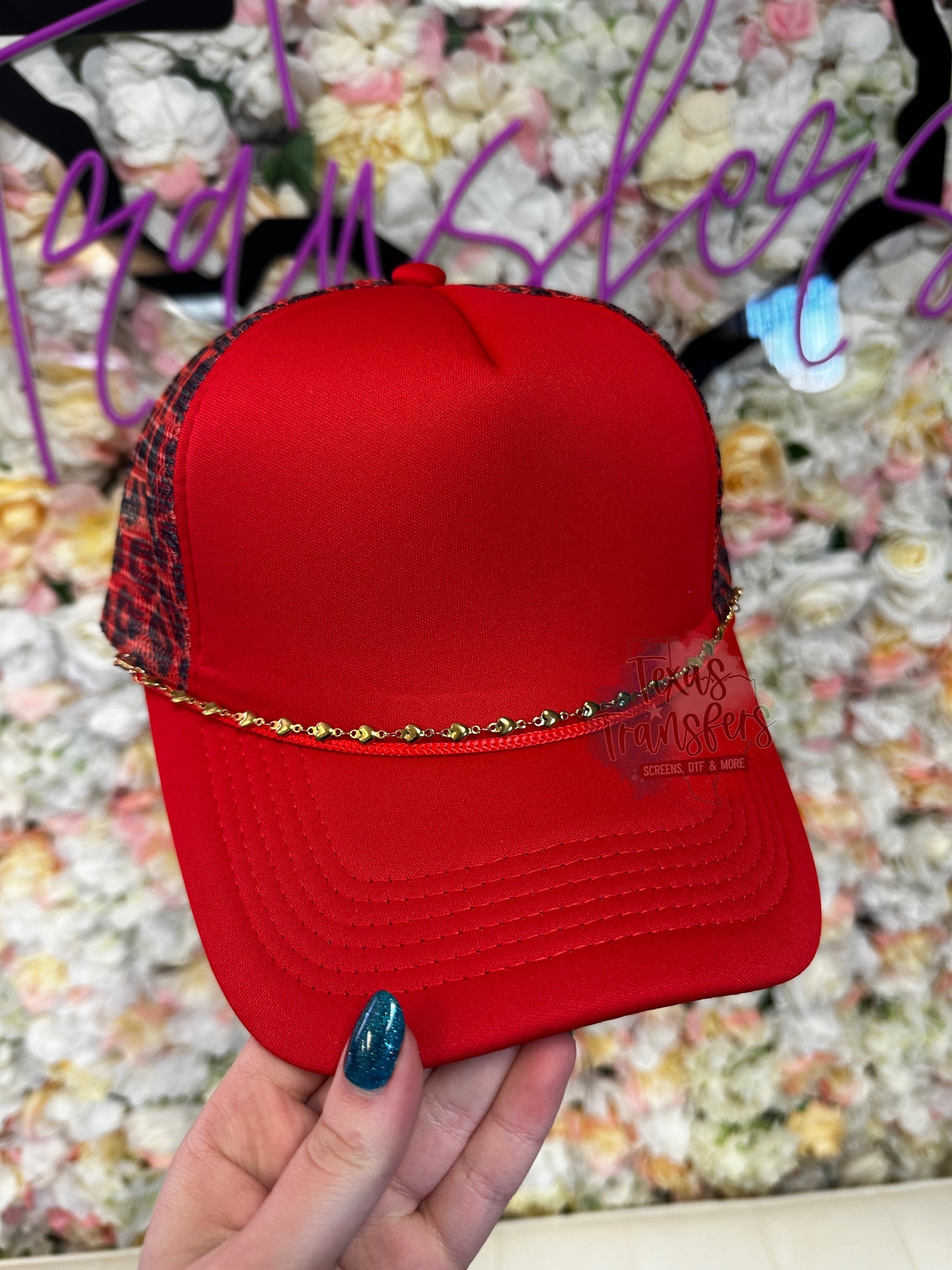 Valentines Hat Chains (Multiple Options) - Texas Transfers and Designs